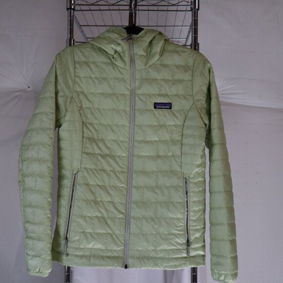 Patagonia Women's Nano Puff Hoody Small S, Color Mint - Picture 3 of 9